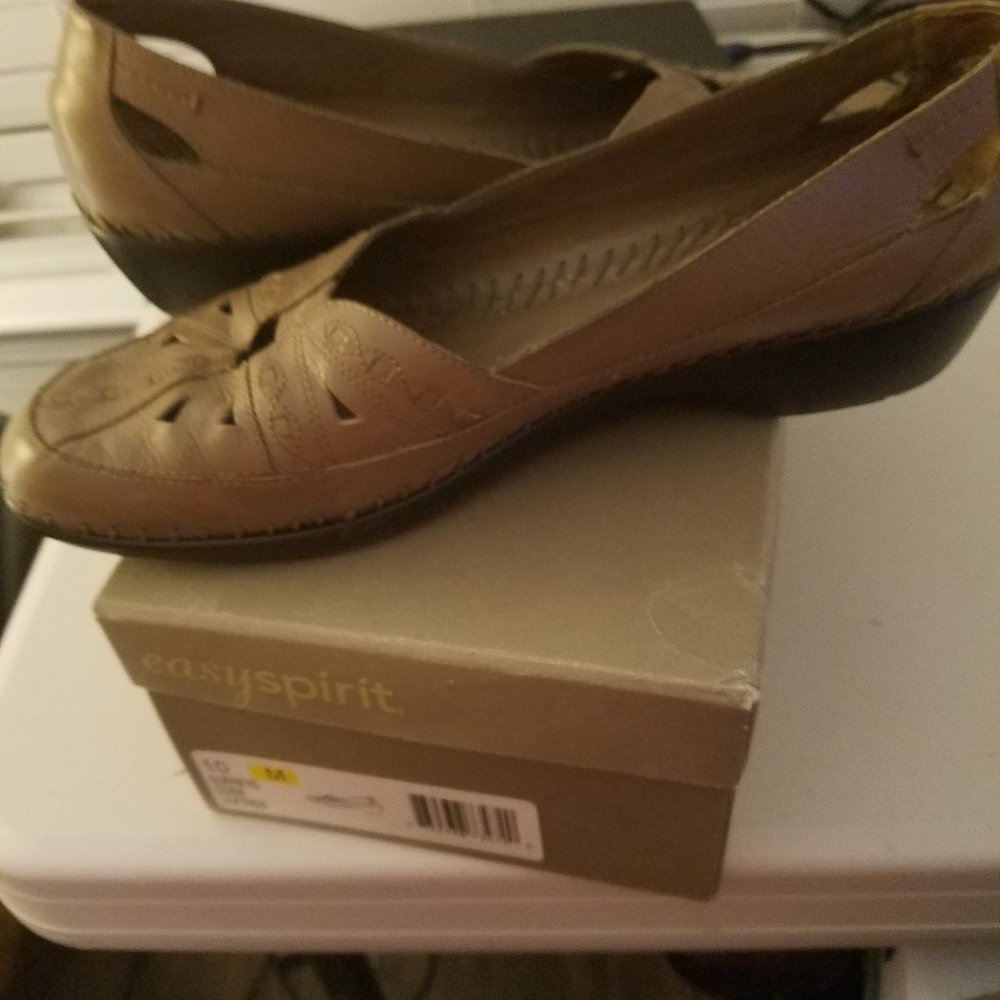 Easy Spirit   Cork Leather Shoes   SZ 10